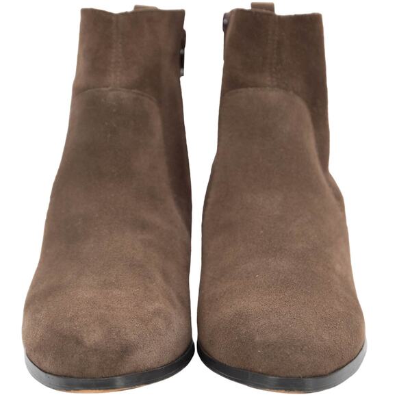 Crown Vintage Brown Suede Saleen Ankle Boots Size 8 - Picture 3 of 12